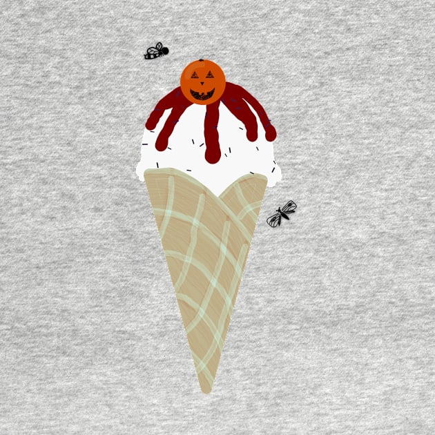 I Scream for Halloween Ice Cream by LochNestFarm